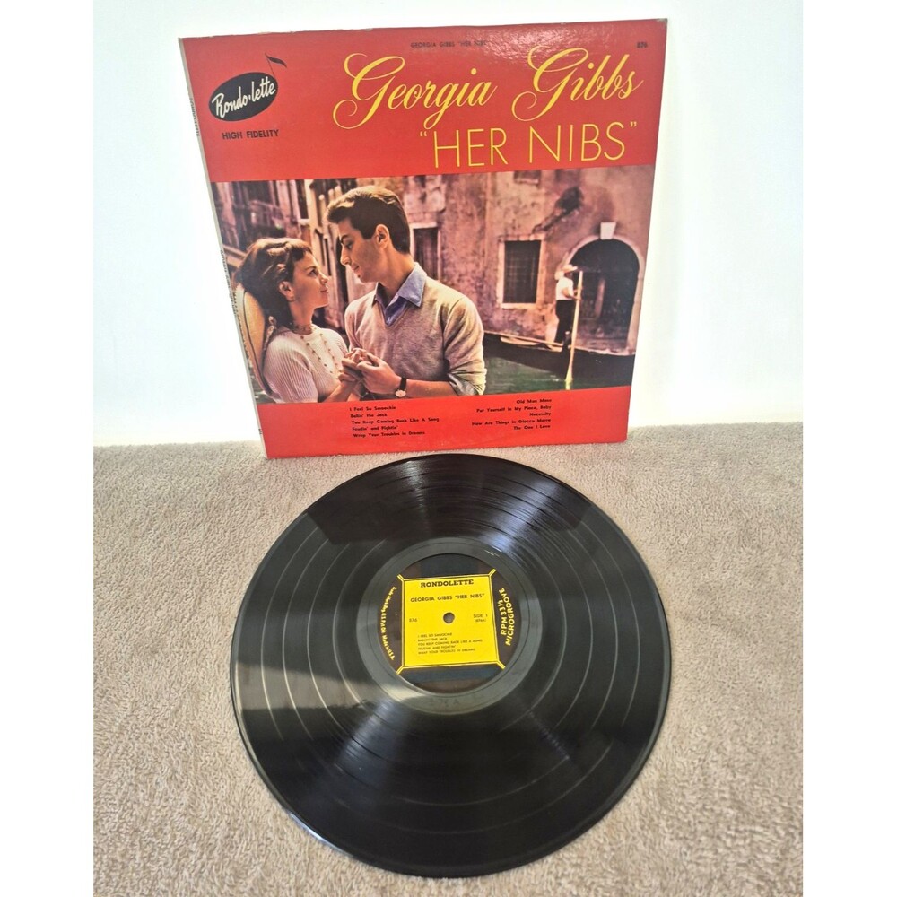 Georgia Gibbs - Her Nibs High-Fidelity Vinyl LP Rondolette 876
